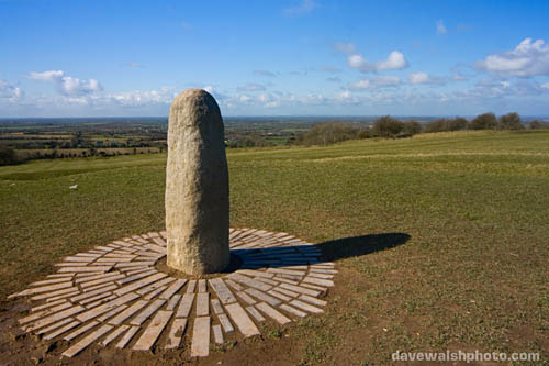 Lia Fail at the Hill of Tara, the Stone of Destiny