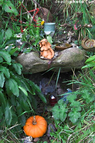 Pagan shrine, source of the River Kennet