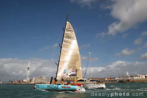 The Pindar yacht in Portsmouth