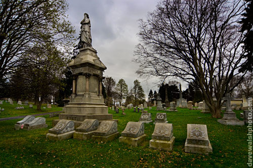 Charles Fort Grave, Albany Rural Cemetery forteana fortean strange phenomena paranormal