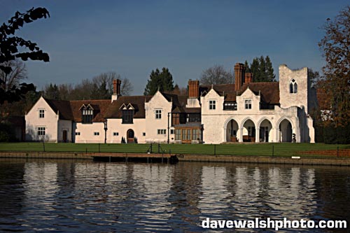 Medmenham Abbey, on the Thames, where the Hellfire Club had their meetings