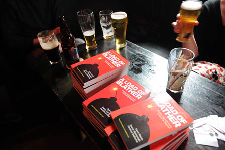 A Load of Blather launch - books on table