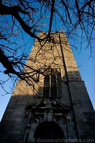 The tower of St. Michan's Church, Dublin Ireland